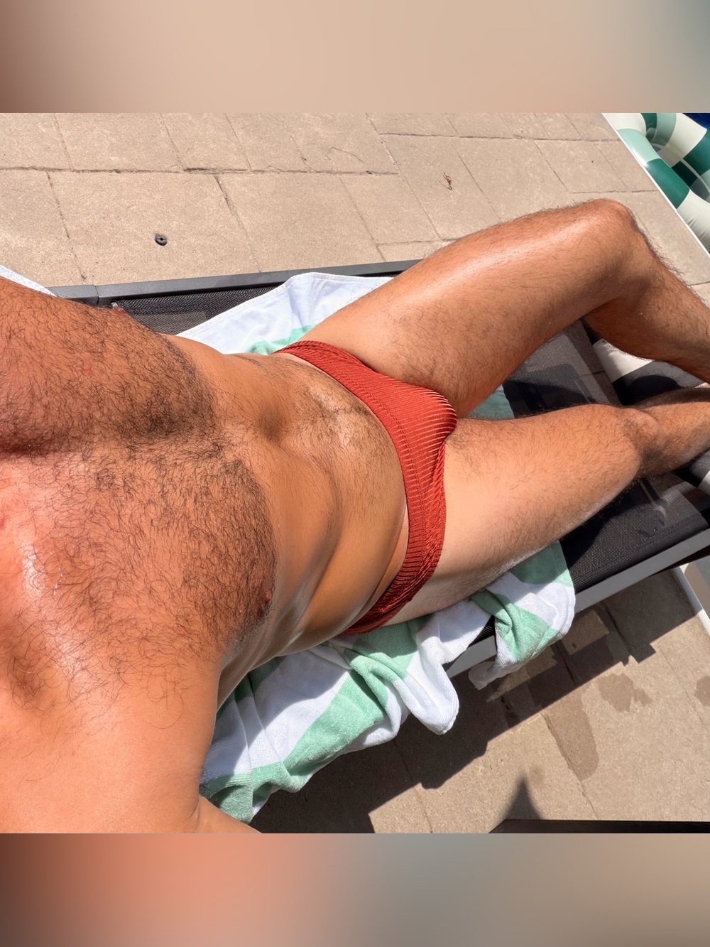 Charlie by MZ Ribbed Brief in Rust - Picture 1 of 2